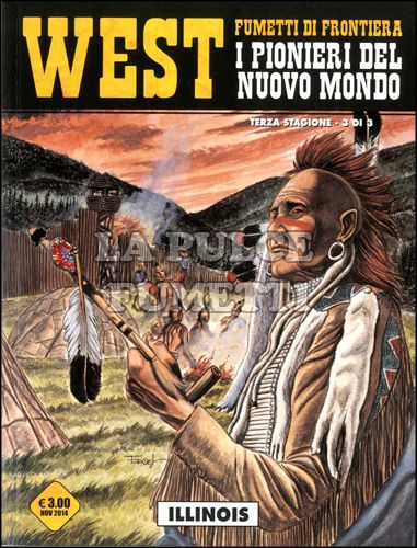 COSMO SERIE GIALLA #    26 - WEST FUMETTI DI FRONTIERA 17 - I PIONIERI DEL NUOVO MONDO - 3A STAGIONE 3: ILLINOIS